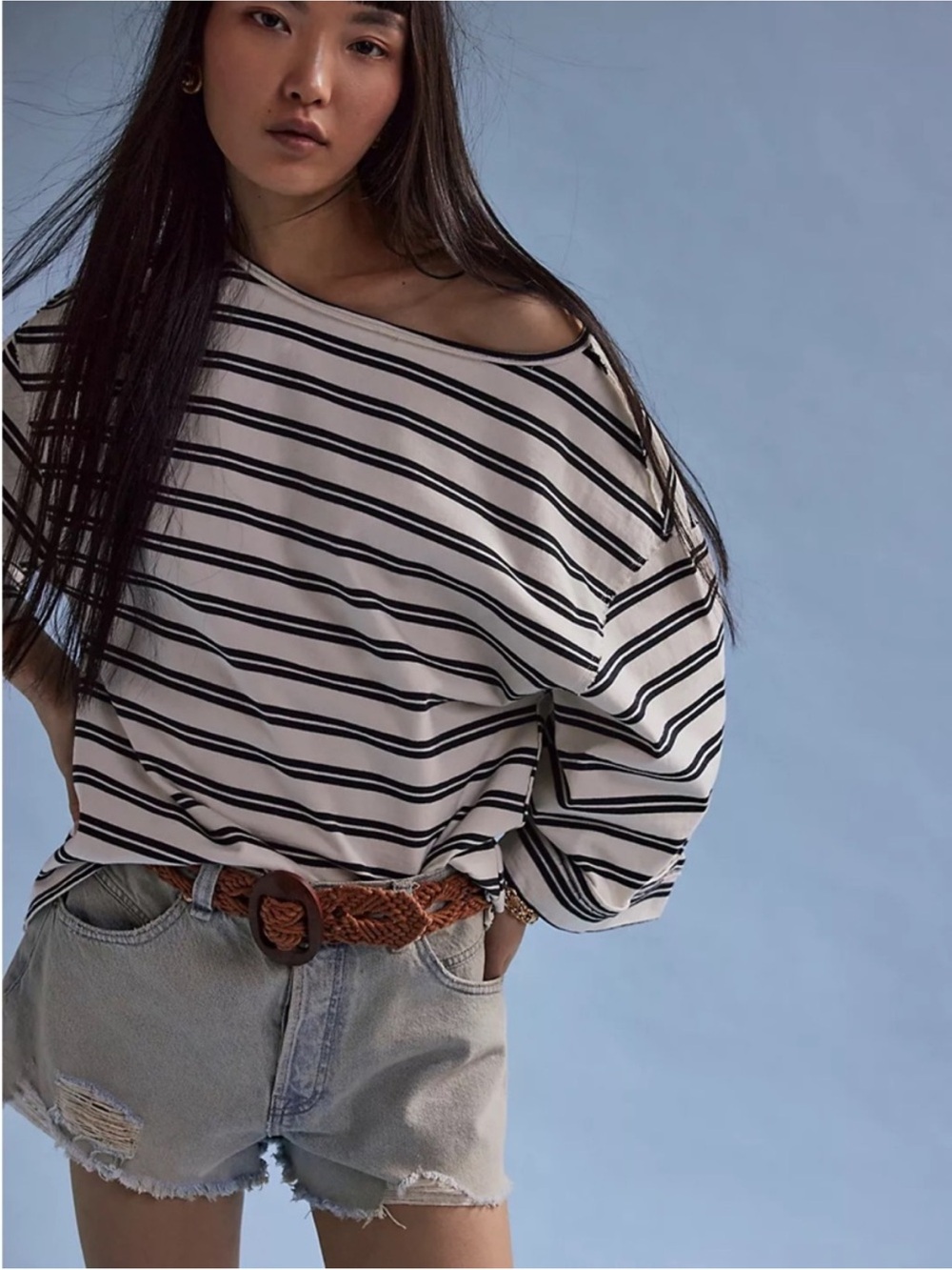 NWOT Free People We The Free C'est La Vie Tee Size Large